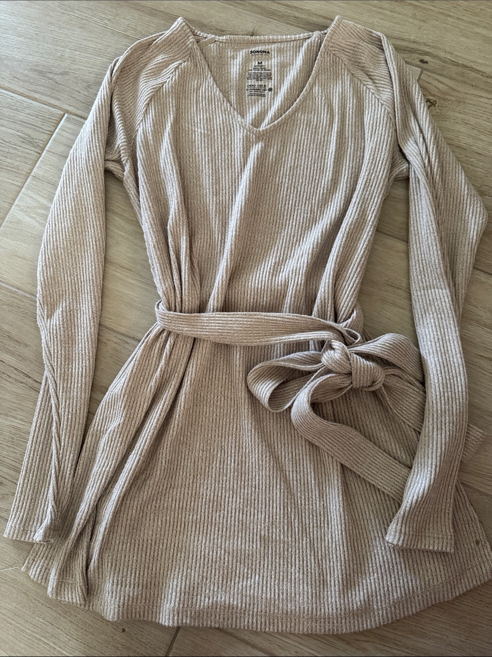 Sonoma Maternity Oatmeal Long Sleeve Top